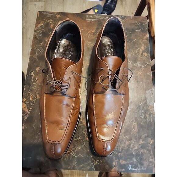 Beautiful A. Testoni Italy Men’s Split Toe Dress Shoes Size 13 M Brown main image 6